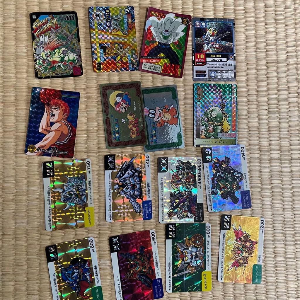 Used 20% price reduction possible Carddass Kira Card Various Gundam Dragon Ball Slam Dunk