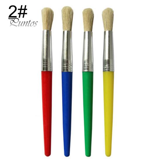 Creative DIY Plastic Children Kids Paint Brush Pen Cup Set Scrawl Accessories