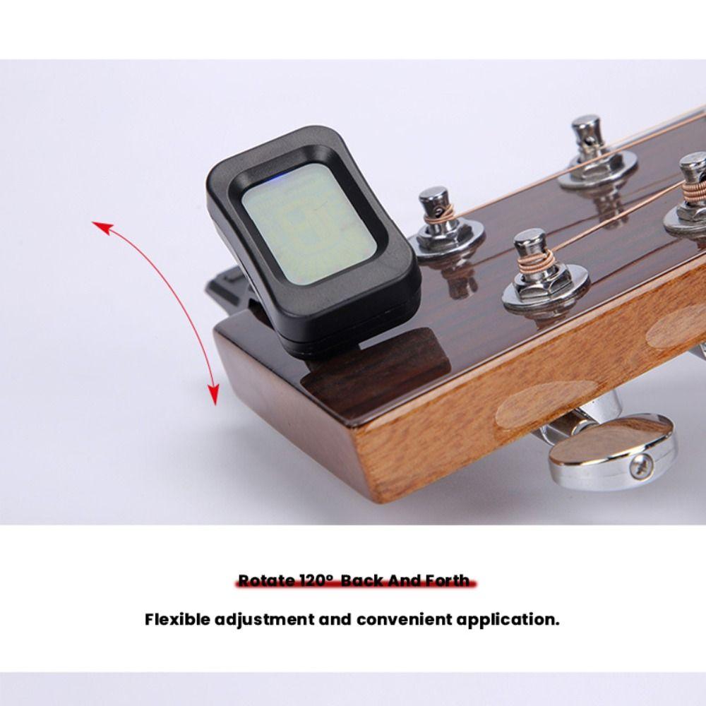 Clip-on Electric Digital Tuner Guitar Sound Regulator  Electric Acoustic Guitar