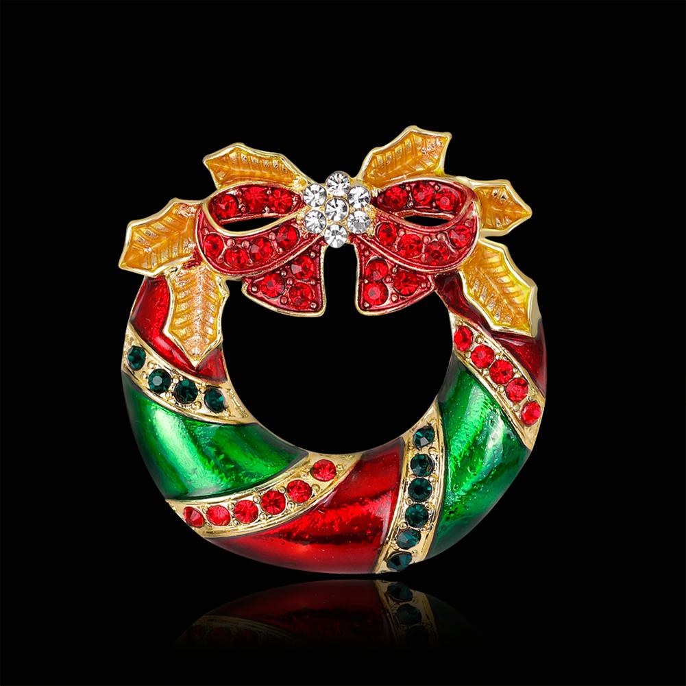 Women Fashion Delicate Christmas Style Brooch Perfect Wear Decoration for