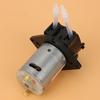 12V Dosing Pump DIY Peristaltic Tube Head For Aquarium Lab Chemical Analysis (black 2*4))