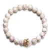 Couple Distance Black Lava Beads Handmade Bracelets Charm Crown Men's Natural Stone Bracelet Women Yoga Jewelry Gift