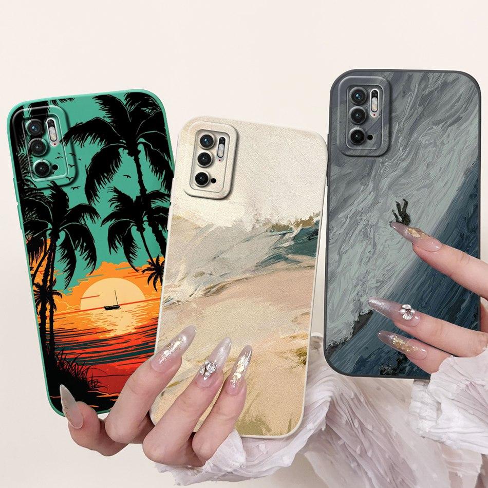 For Xiaomi Poco M3 Pro 5G Phone Case Poco M3 M3Pro Cute New Design Soft Silicone Shockproof Cases