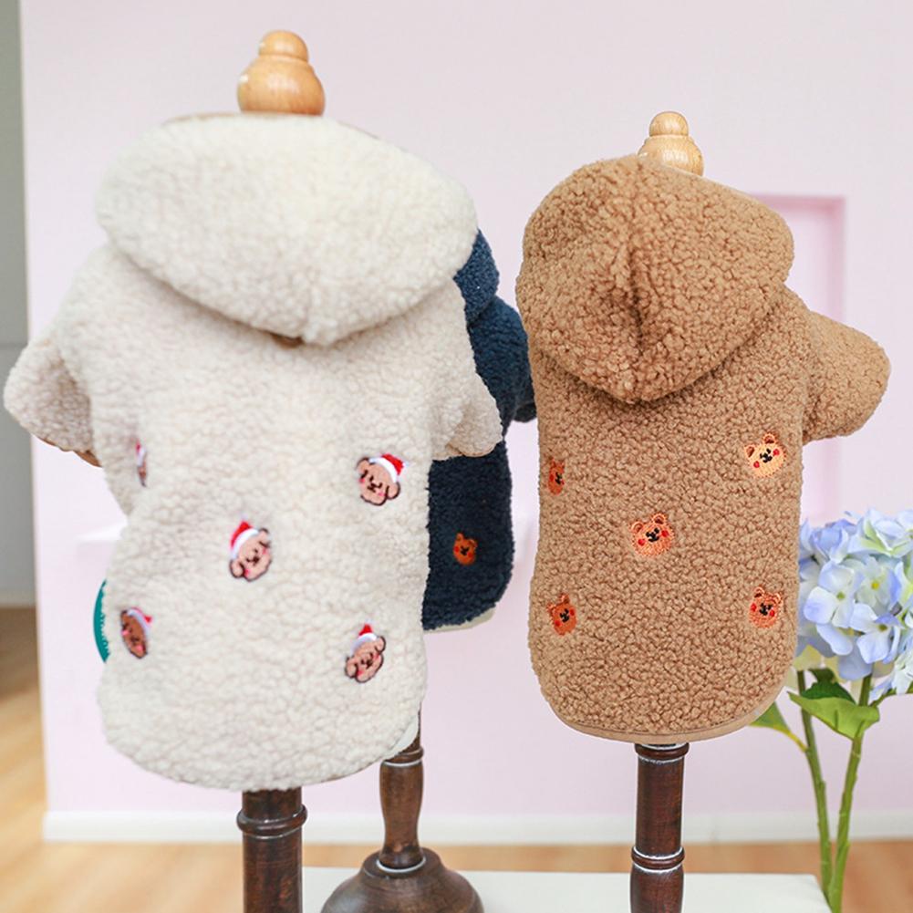 Hund Katze Hoodie Mantel Winter Fleece Haustier Kleidung Kapuzenmantel Daunenjacke Welpe Haustier Kleidung Für Hunde Chihuahua Yorkie Mops Outfits