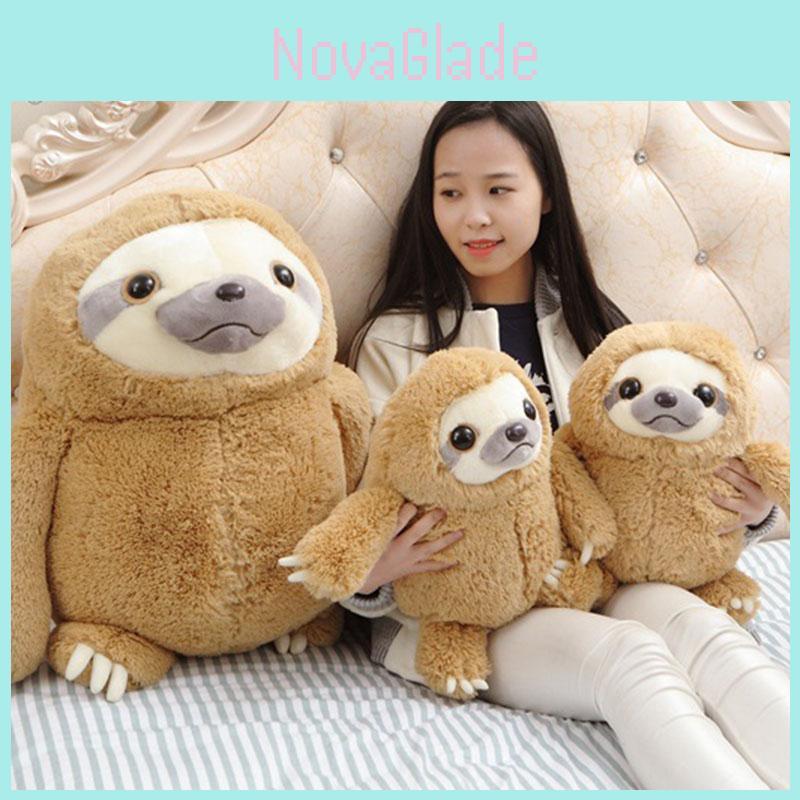 Adorable New Cute Giant Sloth Stuffed Plush Animal Doll Soft Toy Cushion Gift For All Ages