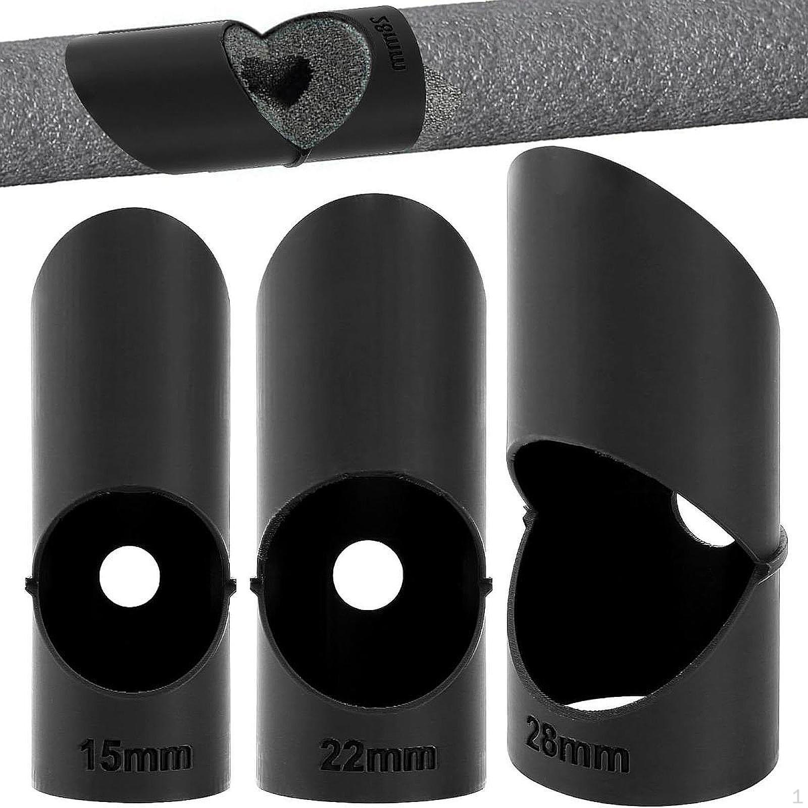 

3 Pieces Foam Pipe Cutter Tools Professional Efficient Accessories Lagging Cutting for чорний