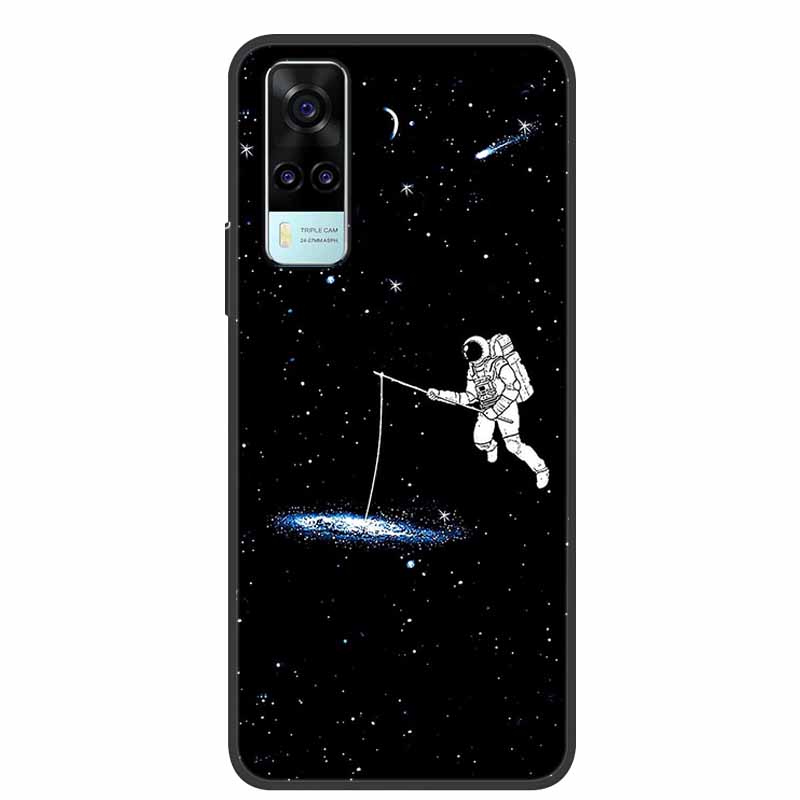 For vivo Y31 2021 Case Shockproof Soft silicone TPU Back Cover For Vivo Y53S 4G Y31 2021 Y 31 Case V2036 Phone Case Cute Cartoon