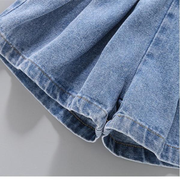 Mädchen Denim Shorts Teenager Mädchen Sommer Stickerei Hosen Kinder Kleidung Kinder Blumen Stickerei