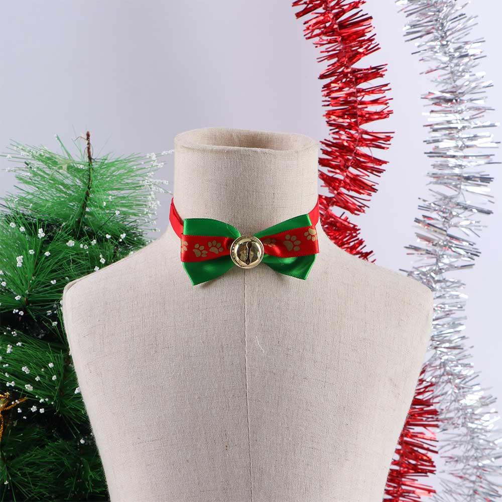 Bowtie Necklace Xmas Dog Costume Bowknot Dog Bow Tie Dog Collar Cat Collar Christmas Dog Decoration