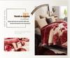 Winter Raschel Double-Layer Coral Fleece Blanket - Super Soft Wedding Gift
