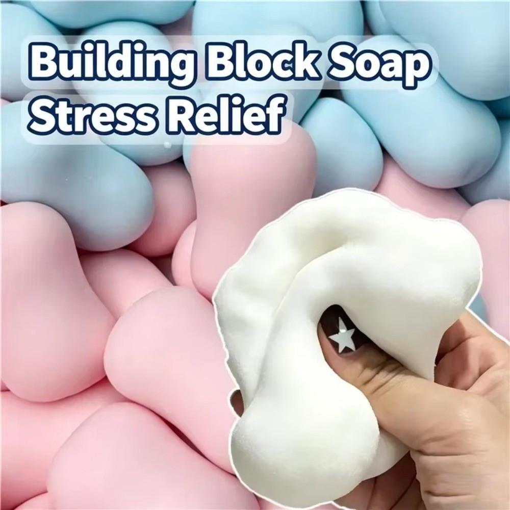 Realistic Soap Soap Squeeze Ball Slow Rising Soap Squishy Toy Sensory Toy Crunchy Soap Ball  Office
