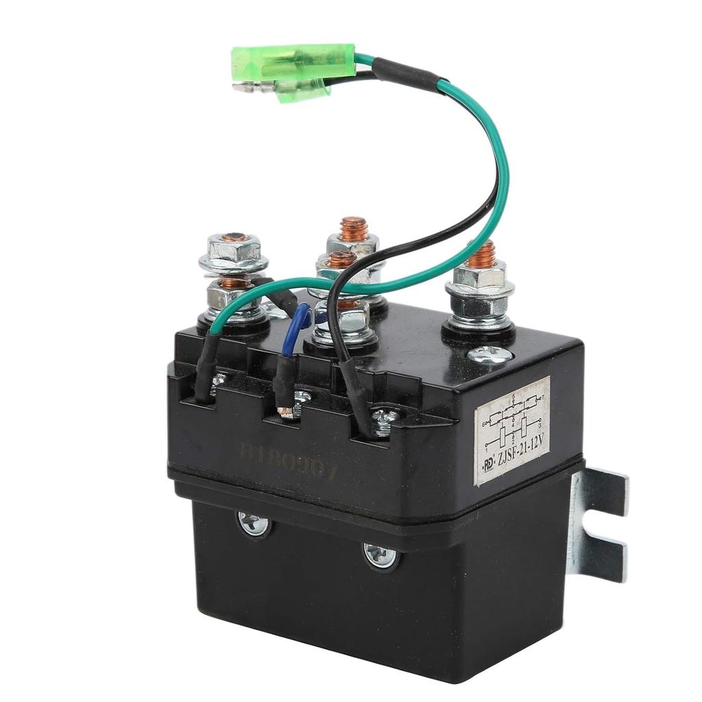 Winch Solenoid Relay, Winch Contactor Reversing Relay for 1500-5000lb ATV UTV Winches