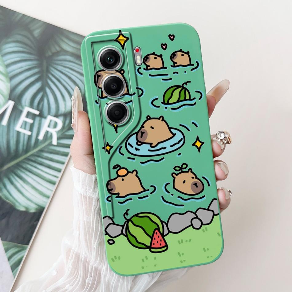 For Tecno Camon 40 Pro 4G Camon40 CM5 CM6 Cute Rabbit Cat Cartoon Phone Case For Camon 40 40Pro 4G Soft Silicone Cases Bumpers