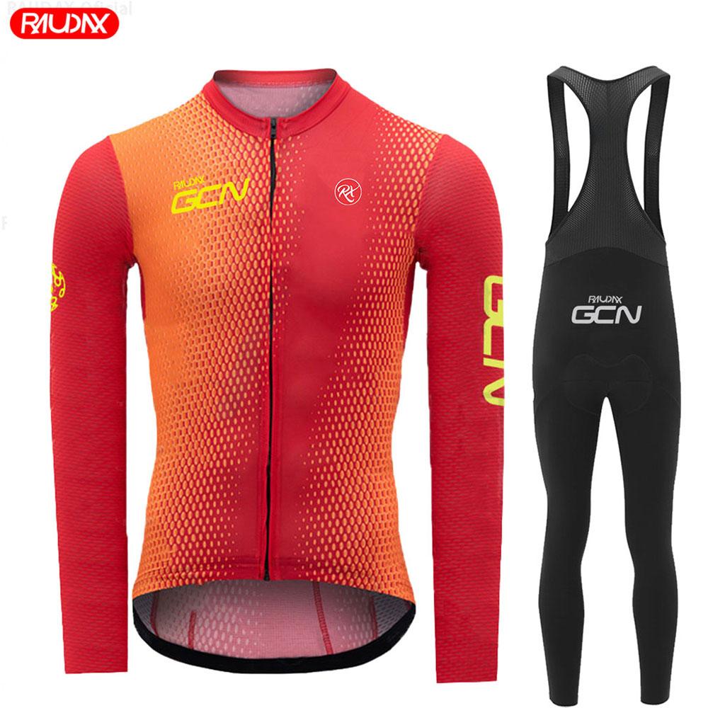 2026 Winter Warm Cycling Clothing Set Man's Long Sleeves Spring Autumn Mountain Bike Cycling Wear Triathlon MTB Cycling Sportwears