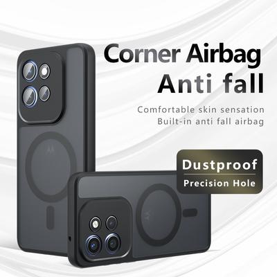 Pouzdro pro Motorola ThinkPhone 25 Edge 50 Neo Pro Fusion Ultra Magnetický Měkký TPU Rám Průsvitný Matný Plast Nárazuvzdorný Kryt