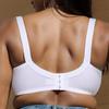 French Floral Design Plus Size Women's Full Coverage Bra Thin Breathable Single Layer Lace Underwear with Steel Support