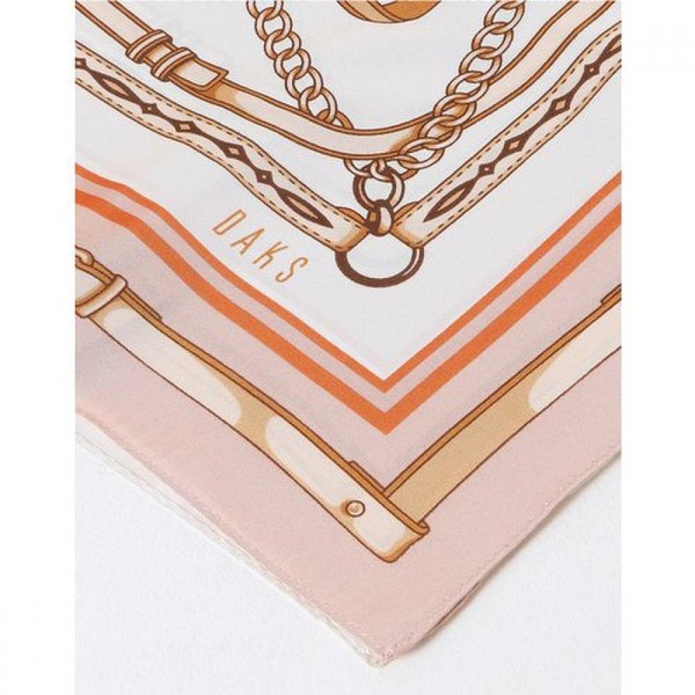 Daks Lenço Dd Chain Rosa Conjunto de Anéis Dcsc4e702p2