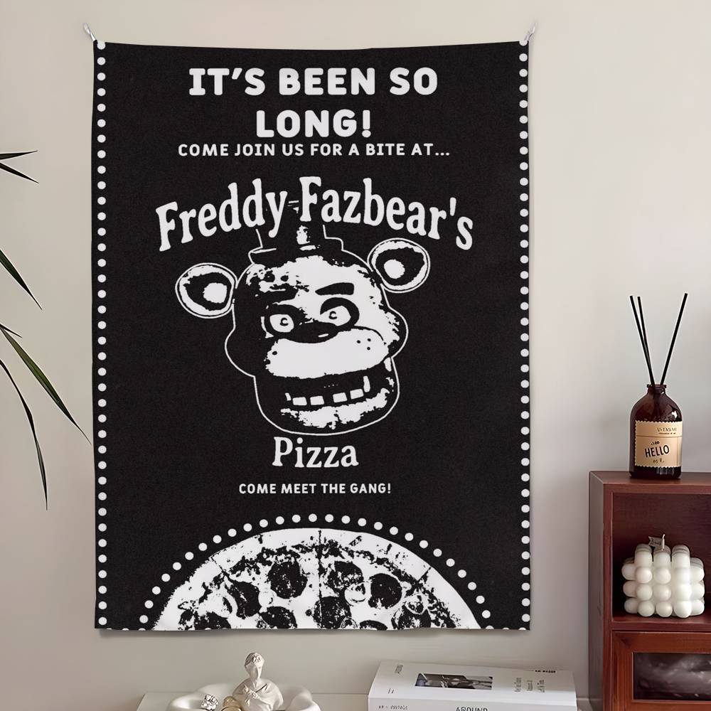 Five Nights At Freddys Horror Tapestry Decor For Bedroom Bar Garden Outdoor Festival Background Art Banner Wall Hanging