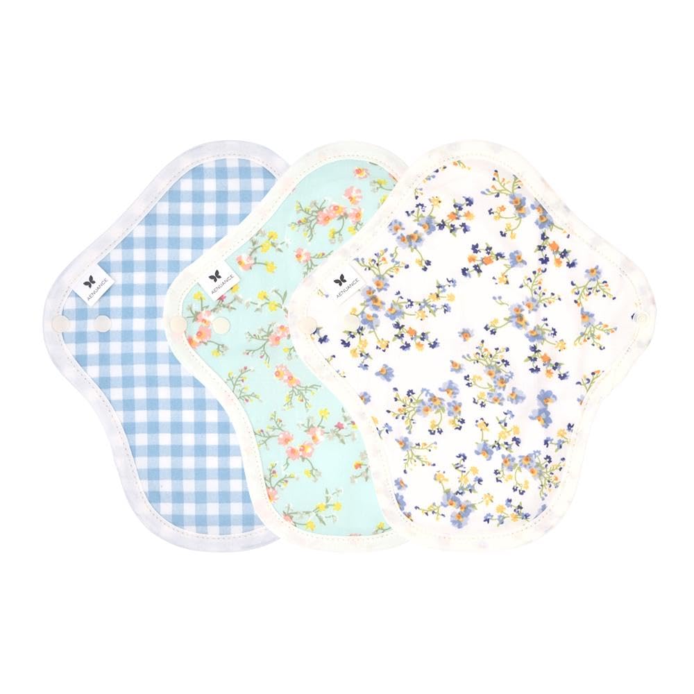 

Panty Liner NO 3 Cloth Napkin Orimono Sheet V10 Pastel Blue Set of 3