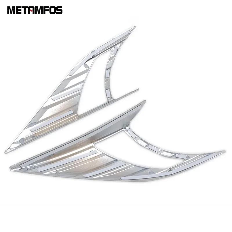 Head Light Lamp Eyelid Eyebrow For Nissan Qashqai 2014 2015 2016 2017 Chrome Headlight Headlamp Strip Trim Exterior Accessories