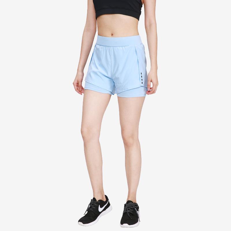 High-Waist Women's Yoga Shorts - Summer Slit, Quick-Dry for Running & Fitness