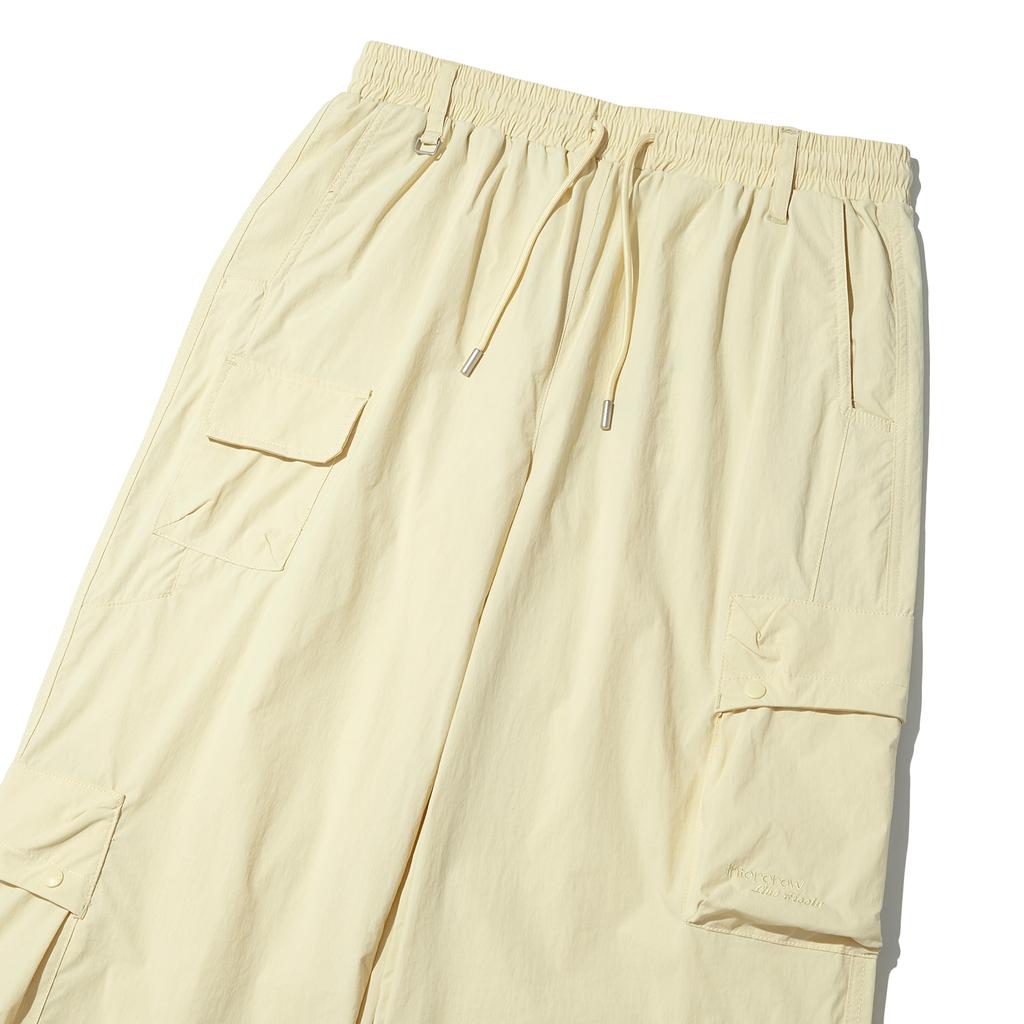 INTERCREW Women'S Stretch Cargo Wide Pants L Beige Ita2Pl52Ale