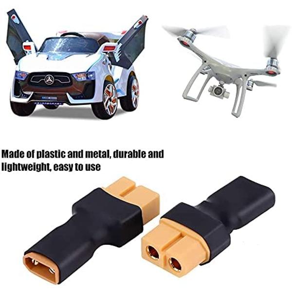 Batterieadapter-Konverter XT30 auf XT60 | 5er-Pack | Leicht & Langlebig | Für Drohnen, LiPo-Ladegeräte, Pioneer Stereo