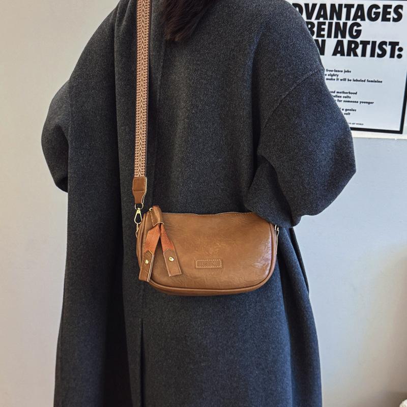 Vintage Small Messenger Bags For Women Simple Pu Leather Ladies Pillow Shoulder Bag Fashion Female Purse Handbags Crossbody Bag