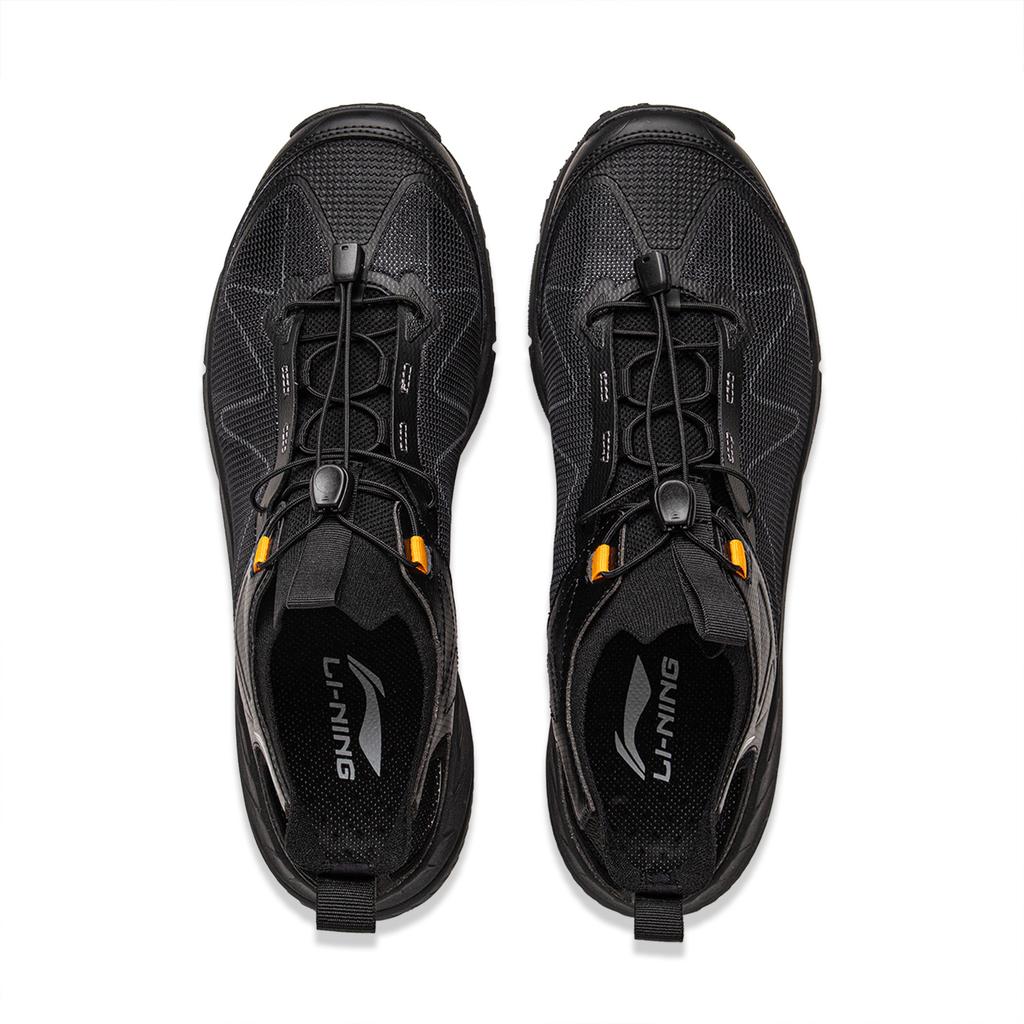 LiNing Yijie Lite Outdoor Comfortable Simple Non-Slip Breathable Wear-Resistant Creek Shoes Men Shoes Black AHLV013-1