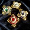 Vintage Baroque Pearl Rhinestone Crystal Brooches For Women Coat Jewelry Accessries Gifts