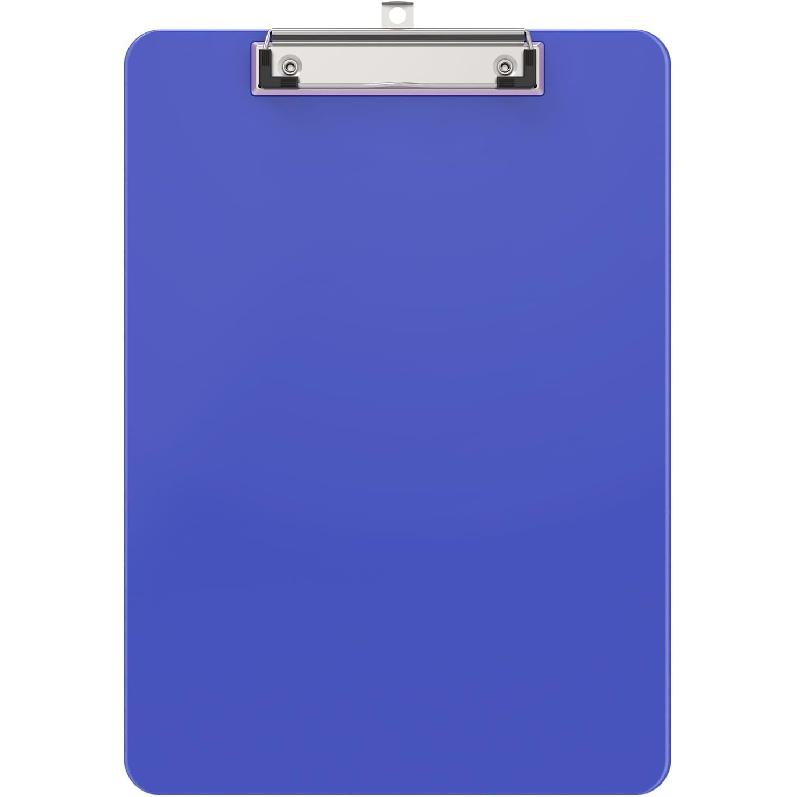Plastic Clipboards, A4 Black Clip Board 8.5x11 for Classroom, Students, Kid, Woman, Size 9" x 12.5" with Low Profile Clip, Office & School Supply