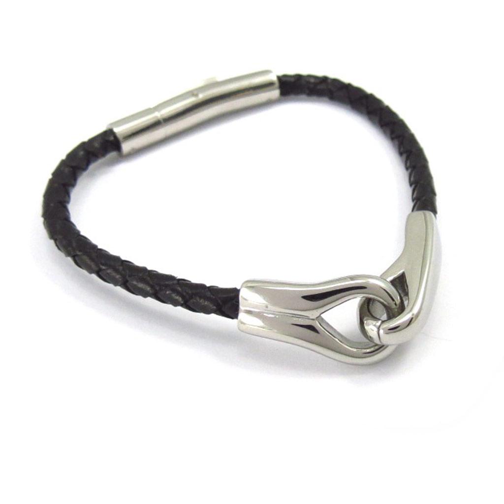 Les Trésors De Lily [K5875] - Mixed Bracelet 'Peaceful' Black Silver - 12 Mm