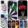 Darts Ästhetik Draht Zielscheibe Weiche Handyhülle Für IPhone 11 17 Air 16E 16 Pro Max 15 + 14 Plus 13 Mini 12 Apple 7 SE 8 Fundas Coq