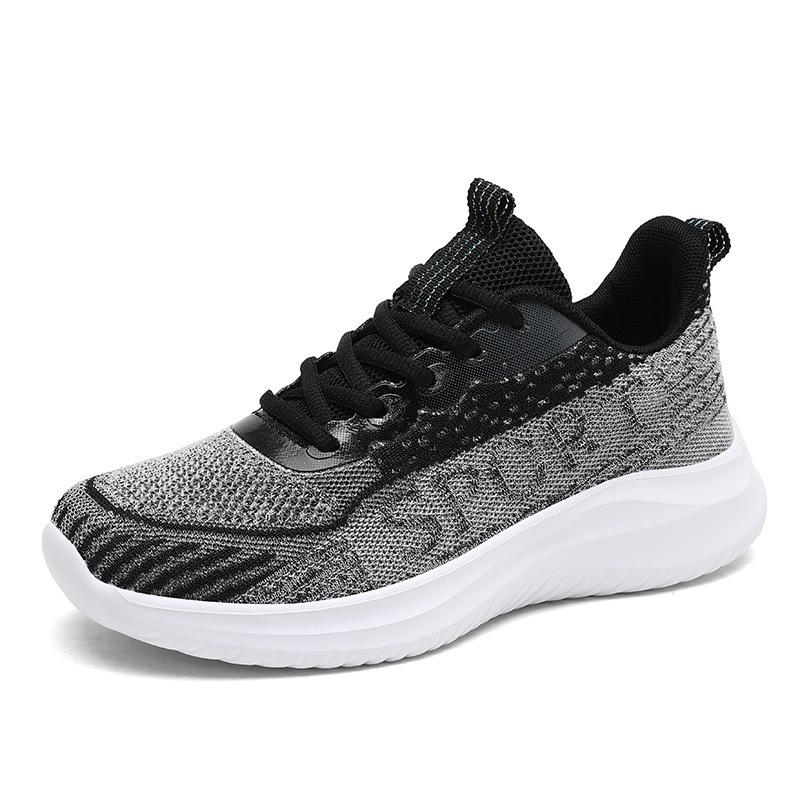2025 spring and summer new embroidered women's shoes mesh breathable women's sports shoes soft running sole lightweight casual shoes