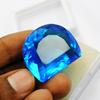 Lab-Created Blue Tanzanite Loose Gemstone Fancy Cut 94.70 Ct for Jewelry Making and Gem Collections