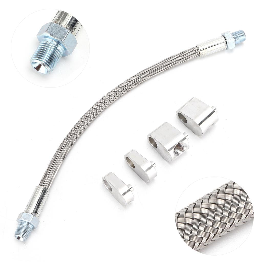 Cylinder Head Coolant Steam Port Crossover Hose Kit Replacement for GM LS Series Engines