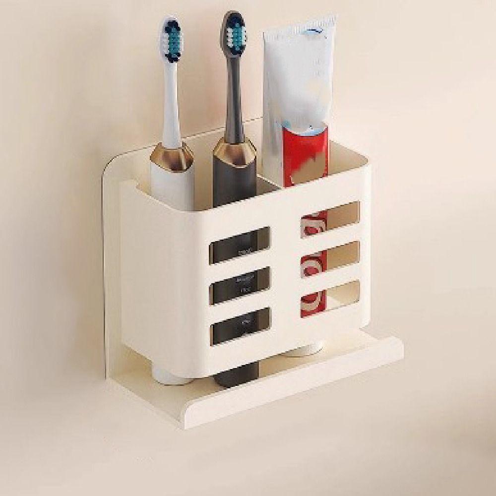 No Punching Bathroom Storage Rack Aluminum Zinc Zinc Alloy Shaver Storage Stand  Kitchen