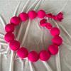 Ornamenti Colorati a Pallina su Corda in Tessuto per Matrimoni, Fidanzamenti e Decorazioni per Vetrine