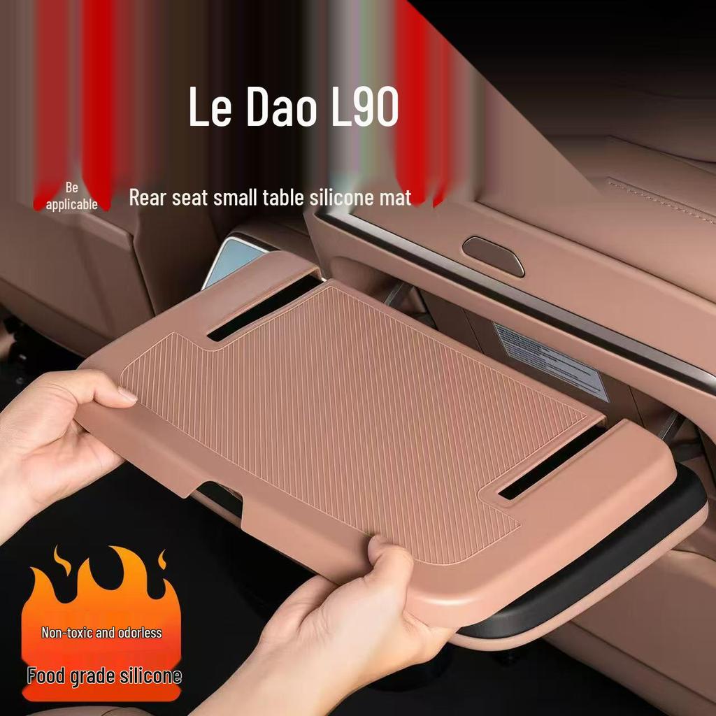 Silicone Anti-Slip Scratch-Proof Pad for Li Auto L90 Middle Row Seat Table