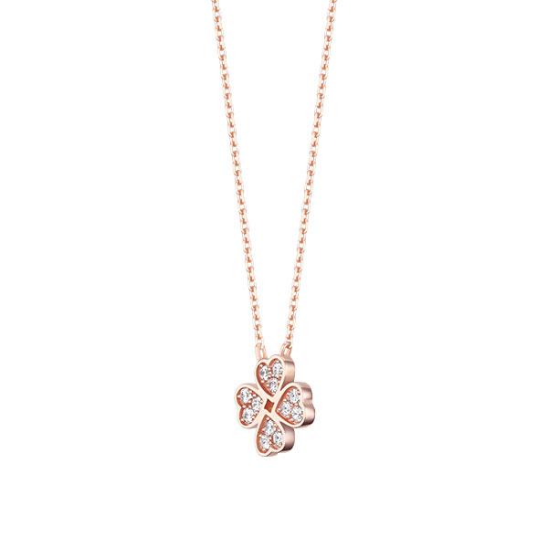 Jestina The Wish Silver Necklace (Jjwjnq5B6109Sr420)