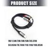 Type C To 2RCA Auditory Cable Clear Sound Wide Compatibility for Smartphones Tablets Laptops Connecting To Auditory