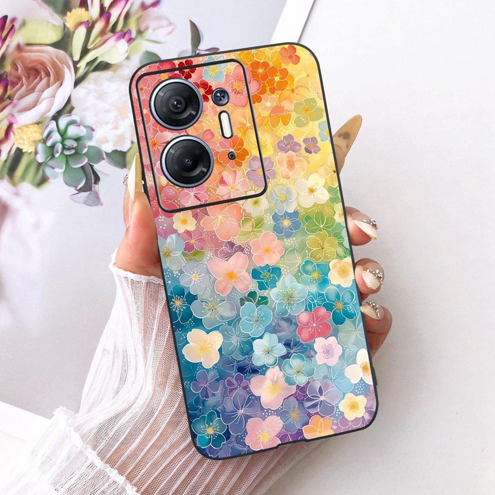 Phone Case For Infinix Hot 30 5G Cover X6832 Cute Cat Fashion Funny Painted Bumper For Infinix Hot30 5G Casing