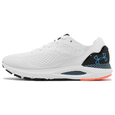 Herren Weiße Schwarze Orange HOVR Sonic 6 Laufschuhe 3026121-102