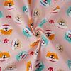 Pure Cotton Cartoon Printed Fabric for Summer Dress Bedding Children's Pajamas Handmade DIY Sewing Fabrics 0.5m/1m/2m