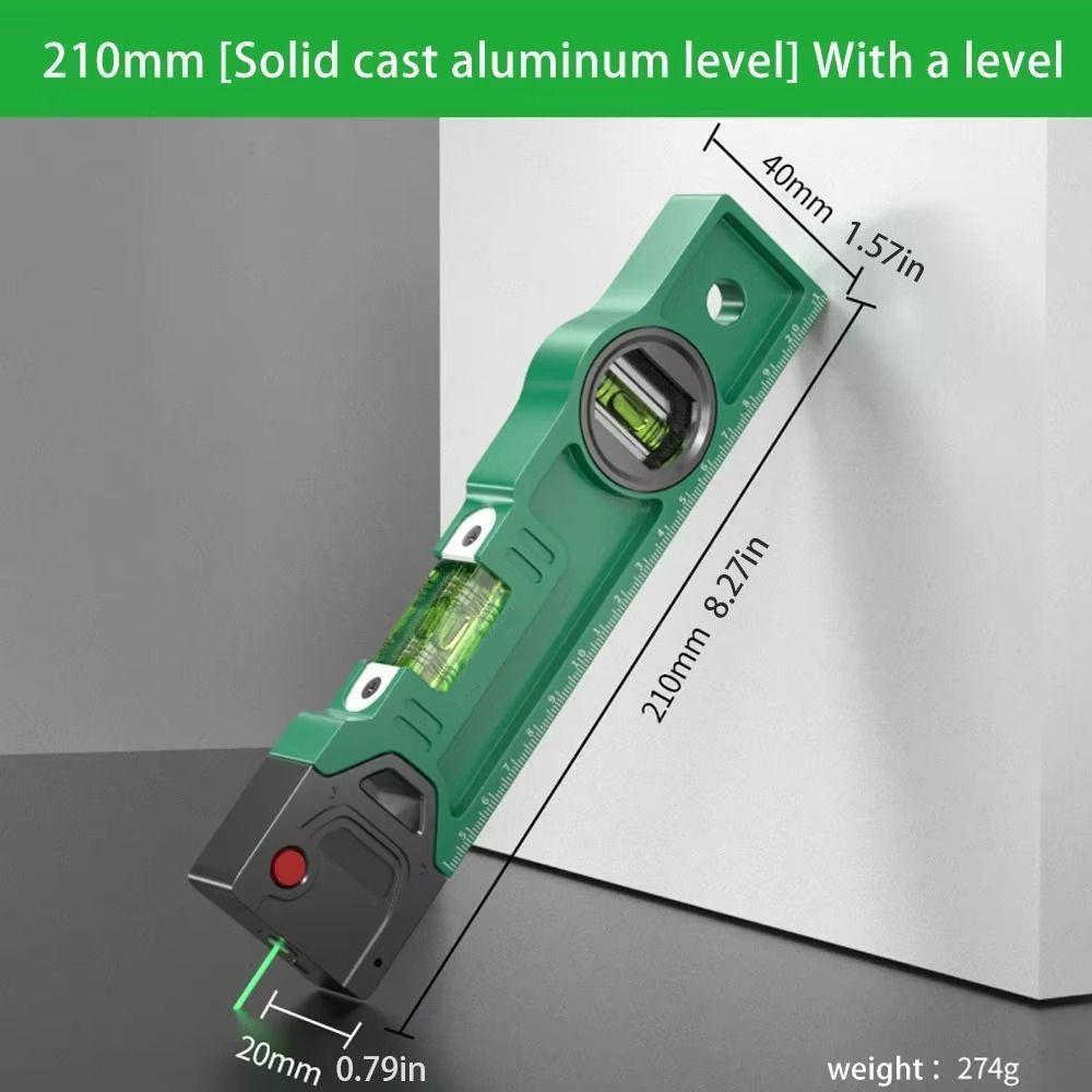 High Precision Angle Finder Aluminum Zinc Zinc Alloy Magnetic Level Measuring Ruler  Renovation Work