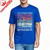 Vintage Summer Unisex Printed Tshirt I Try To Make Things Idiot Proof Engineer But They Keep Making Better Cotton Clothing Tee