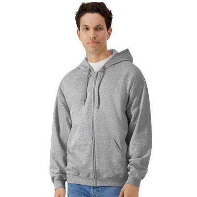 Mens Softstyle Midweight Full Zip Hoodie