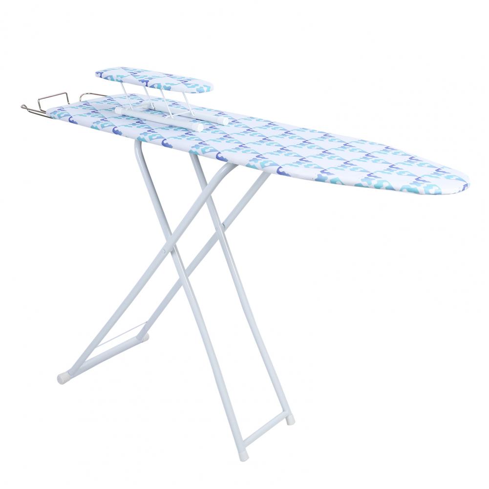 Полноразмерная складная гладильная доска, складная бытовая гладильная доска, удлиненная гладильная доска для улицы с термостойким чехлом