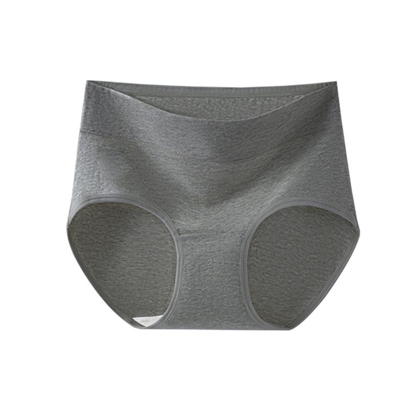 Women's Pure Cotton Seamless Briefs - Antibacterial, Extended Crotch, Mid-High Waist, Class A Comfortable Underwear