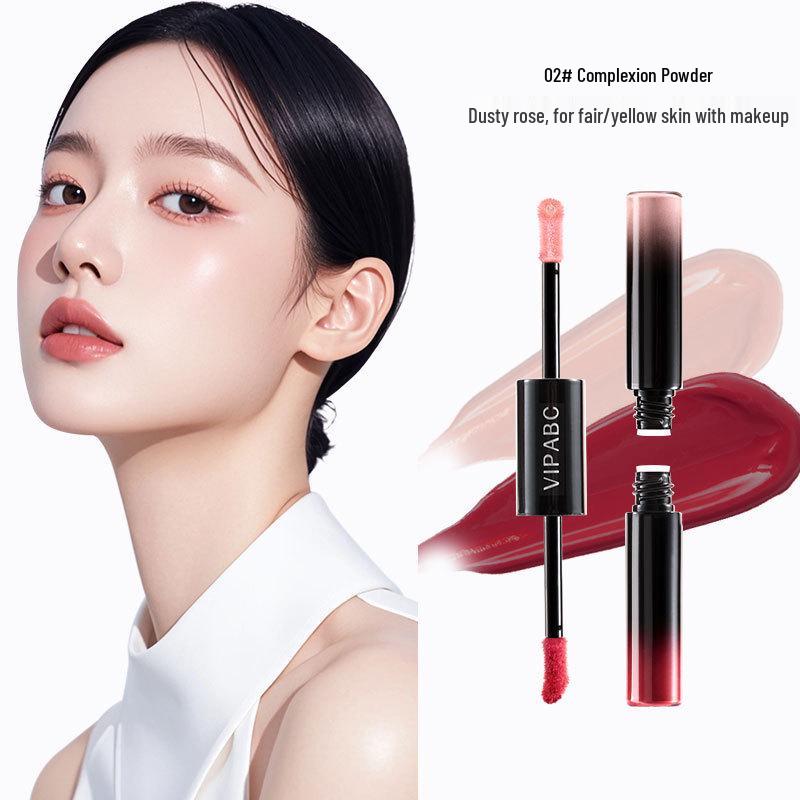 

VIPABC Многофункциональный двухсторонний румяна-бальзам: Пигментированные, гладкие жидкие румяна, тени для век, блеск для губ.